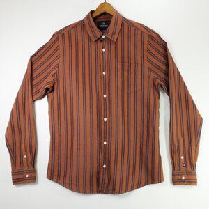 SCOTCH & SODA Men's Button up Shirt Regular Fit Stripe Cotton Size L BNWT